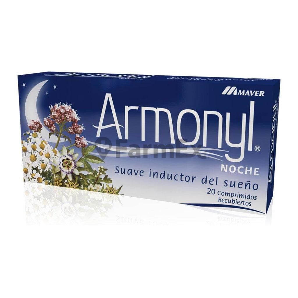 Armonyl Noche x 20 comprimidos Farmex-Fonasa-Persistente